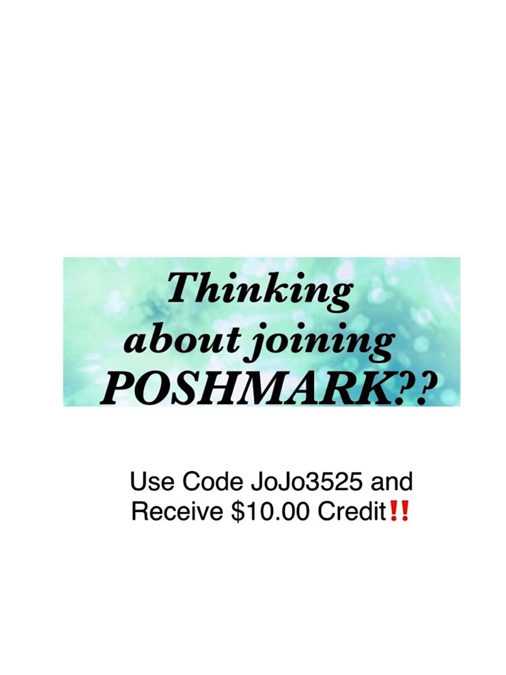 Receive $10 in Posh Credit!